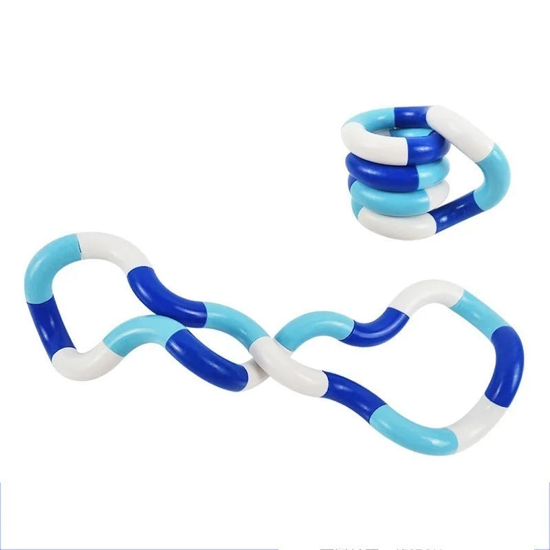 Jouet torsader blanc bleu