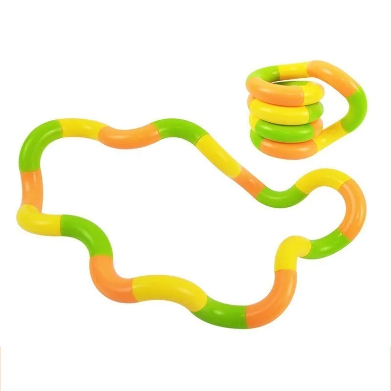 Jouet torsader vert orange jaune