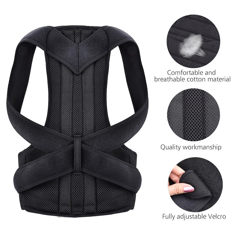 Ceinture lombaire renforcée | Correcteur de posture réglable