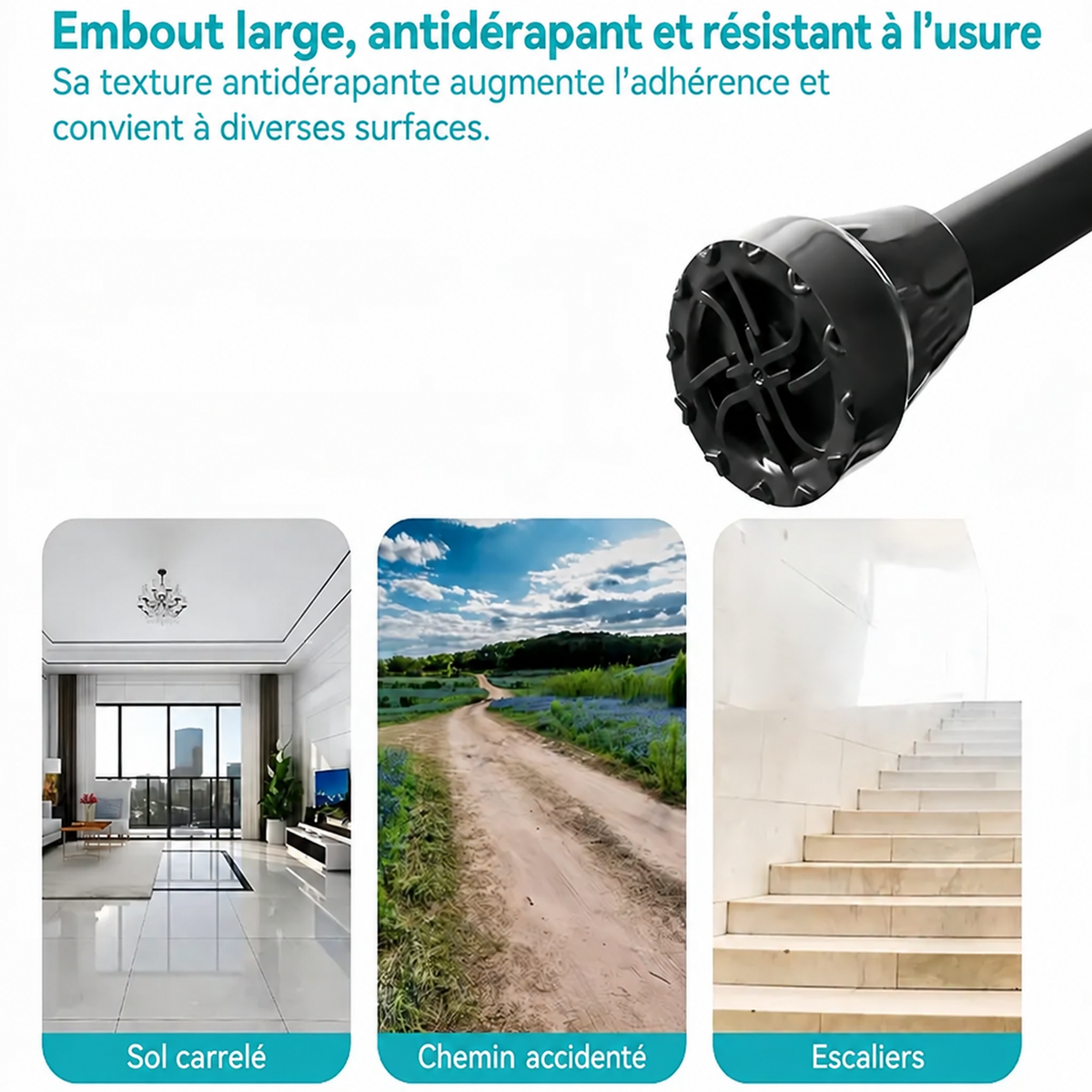 bequille embout