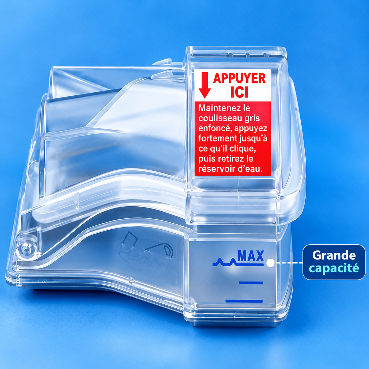 reservoir cpap capacite